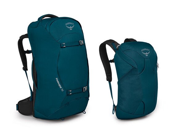 Osprey Fairview 70 Travel Pack - Night Jungle Blue