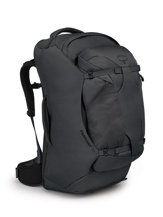 Osprey Farpoint 70 Travel Pack - Tunnel Vision Grey Osprey Farpoint 70 Travel Pack - Tunnel Vision Grey
