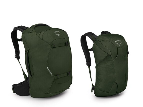 Osprey Farpoint 55 Travel Pack - Zircon Red
