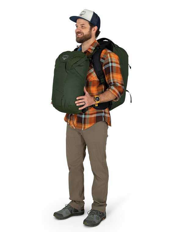 Osprey Farpoint 55 Travel Pack - Zircon Red