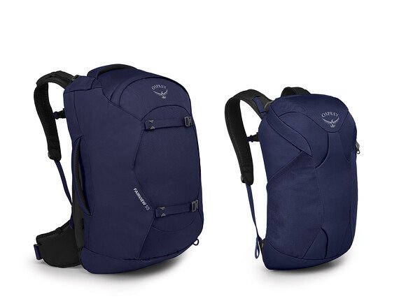 Osprey Fairview 55 Travel Pack - Winter Night Blue