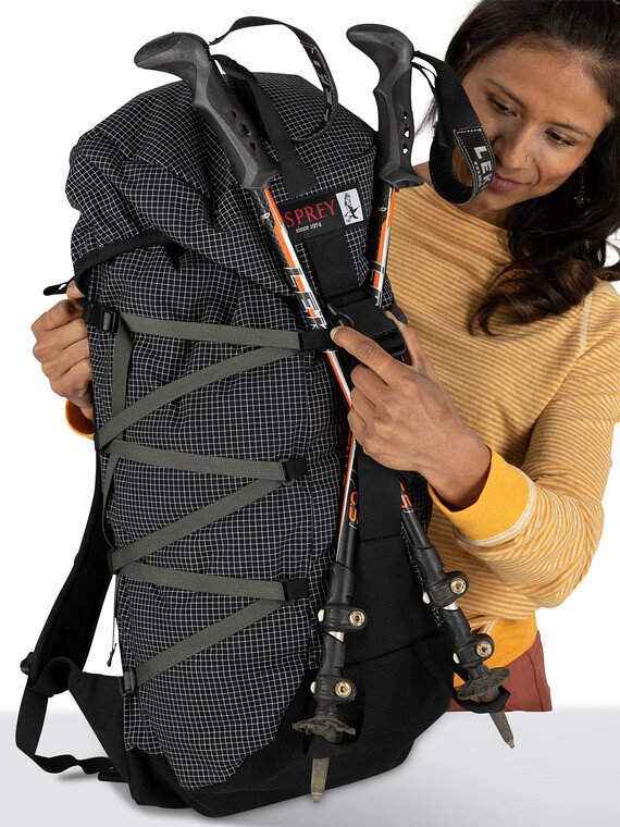 Osprey Heritage Aether 30 NanoFly® - Black White Grid