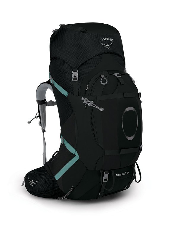 Osprey Ariel Plus 60 - Black Osprey Ariel Plus 60 - Black
